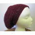 Handmade NEW Purple Slouchy Beret Emo Hat Llama Wool Crochet Dreadlocks Cap Gift  eb-35554419